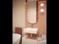 Wall-Mounted Rectangular Ceramic Basin I 33,5 cm Glossy White ALIKI