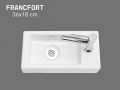 Suspended Ceramic Hand Wash 36x18cm | FRANCFORT 36 DROITE