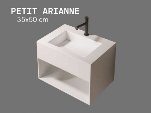 Washbasin 35x50cm Compact Matte White Sink PETIT ARIANNE 
