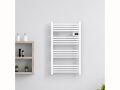 Electric aluminium towel radiator matt white 96x54 cm - OSLO