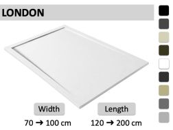 Shower tray, very thin designer channel - LONDON