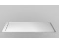 XXL shower tray with ultra-slim designer drain channel - LONDON X