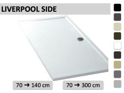 Shower tray, side evacuation - LIVERPOOL SIDE