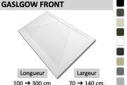 Shower tray, with side drain - GLASGOW FRONTAL