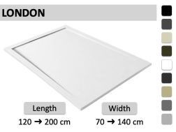 Shower tray, very thin designer channel - LONDON
