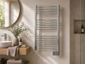 Electric towel rail, chromed steel 80x60 cm - FJELL