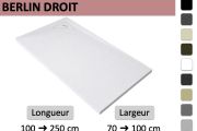 Shower tray with right corner drain RIGHT