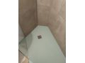 Custom-made shower tray with cut-outs and atypical shapes - ARCHITECT