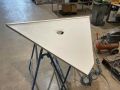 Custom-made shower tray with cut-outs and atypical shapes - ARCHITECT
