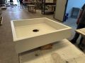 Custom-made shower tray with cut-outs and atypical shapes - ARCHITECT