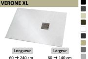 Extra flat shower tray large size - XL  VERONE