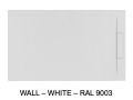 Custom-Made Shower Tray with Wall Drain WALL DESIGN