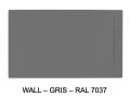 Custom-Made Shower Tray with Wall Drain WALL DESIGN
