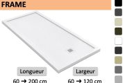 Walk-In Shower Tray with Raised Edges – FRAME