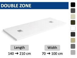 Double Drain Shower Tray – DOUBLE ZONE