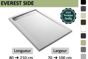 Premium Shower Tray with Drain Channel EVEREST SIDE