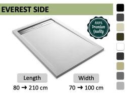 Premium Shower Tray with Drain Channel – EVEREST SIDE