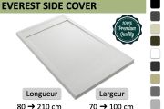 Premium Shower Tray with Drain Channel EVEREST SIDE COVER