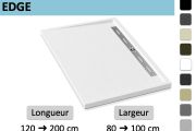 Shower tray lateral drain - EDGE