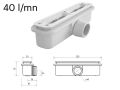 Extra-Flat Right Corner Drain Shower Tray – PILAS DROITE