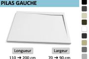 Extra-Flat Left Corner Drain Shower Tray – PILAS GAUCHE