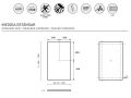 Premium Custom-Made Central Drain Shower Tray EVEREST CENTRAL
