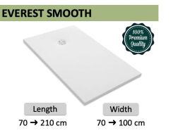Premium Custom-Made Smooth Finish Shower Tray – EVEREST LISSE