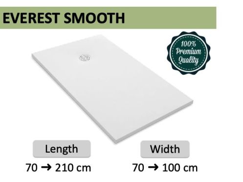 Premium Custom-Made Smooth Finish Shower Tray EVEREST LISSE
