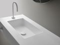 Custom-made suspended or built-in vasin top - LEEDS 50