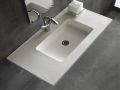 Custom-made suspended or built-in vasin top - LEEDS 50