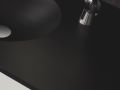 Custom-made round vanity top wall-hung or built-in - LEEDS Ø30