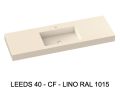 Custom Shallow Depth Wall-Hung or Built-In Vanity Top – LEEDS 40