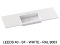 Custom Shallow Depth Wall-Hung or Built-In Vanity Top – LEEDS 40