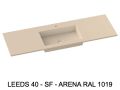 Custom Shallow Depth Wall-Hung or Built-In Vanity Top – LEEDS 40