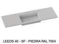 Custom Shallow Depth Wall-Hung or Built-In Vanity Top – LEEDS 40