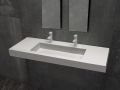Custom Wall-Hung or Countertop Double Vanity Top – LEEDS XL 85 