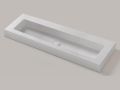 Custom Wall-Hung or Countertop Double Vanity Top – LEEDS XL 85 