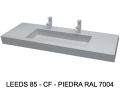 Custom Wall-Hung or Countertop Double Vanity Top – LEEDS XL 85 