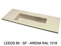 Custom Wall-Hung or Countertop Double Vanity Top – LEEDS XL 85 