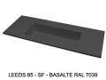 Custom Wall-Hung or Countertop Double Vanity Top – LEEDS XL 85 