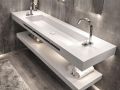 Custom-made XXL double vanity top wall-hung or countertop - LEEDS XXL 120