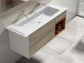 Custom-made XXL double vanity top wall-hung or countertop - LEEDS XXL 120
