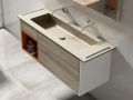 Custom-made XXL double vanity top wall-hung or countertop - LEEDS XXL 120