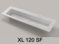 Custom-made XXL double vanity top wall-hung or countertop - LEEDS XXL 120