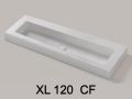 Custom-made XXL double vanity top wall-hung or countertop - LEEDS XXL 120