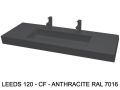 Custom-made XXL double vanity top wall-hung or countertop - LEEDS XXL 120