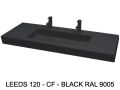 Custom-made XXL double vanity top wall-hung or countertop - LEEDS XXL 120