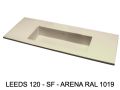 Custom-made XXL double vanity top wall-hung or countertop - LEEDS XXL 120