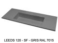 Custom-made XXL double vanity top wall-hung or countertop - LEEDS XXL 120