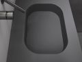 Low-depth suspended or built-in vasin surface - GLASGOW 40